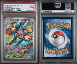 AMBIPOM 107 (2025) POKEMON PFL EN-PHANTASMAL FLAMES | ILLUSTRATION RARE - PSA 9 - Image 5