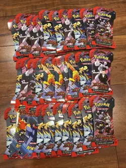LOT of 30 Pokemon Scarlet & Violet Destined Rivals Sleeved Booster Pack Sealed - Image 1