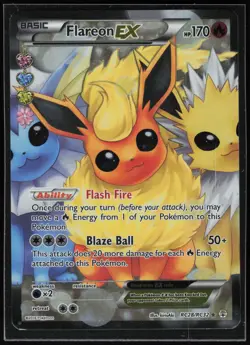 Pokemon TCG Flareon EX (Full Art) #RC28/RC32 Generations: Radiant Collection - Image 1