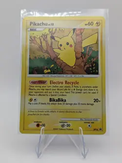 Pikachu Pokemon Diamond & Pearl Black Star Promo #DP16 2007 - Image 1