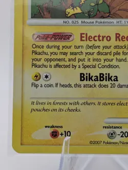Pikachu Pokemon Diamond & Pearl Black Star Promo #DP16 2007 - Image 4