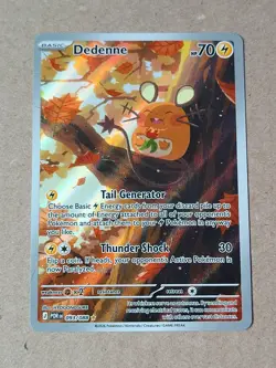 Dedenne 093/088 Me03: Perfect Order Holo Illustration Rare Pokemon - Image 1