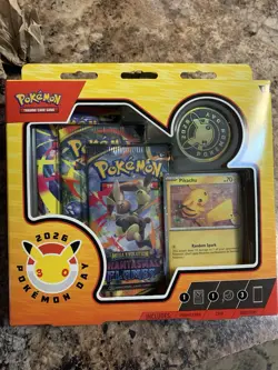Pokemon Day 2026 Collection Box / Pikachu 30th Anniversary Promo Factory Sealed - Image 1