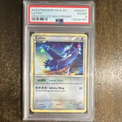 Pokemon Latios HGSS11 Cracked Ice Holo Promo HG & SS PSA 6 2010 - Image 1