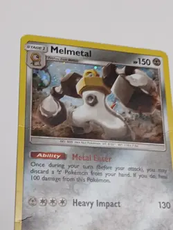 Pokemon Melmetal 129/214 Holo Rare Unbroken Bonds - Image 2