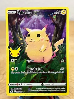 Celebrations Pikachu 005/025 Holo Rare Pokemon HP - Image 1