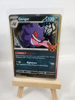 Gengar (Cosmos Holo) 057/091 Trick or Trade Booster Bundle 2024 Holo x5 - Image 2