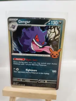 Gengar (Cosmos Holo) 057/091 Trick or Trade Booster Bundle 2024 Holo x5 - Image 4