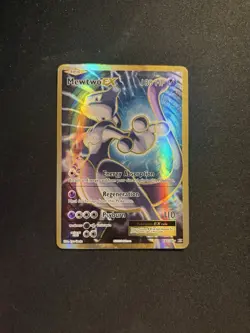 Pokemon TCG Mewtwo EX Ultra Rare Full Art Holo Rare Evolutions 103/108 HP - Image 1