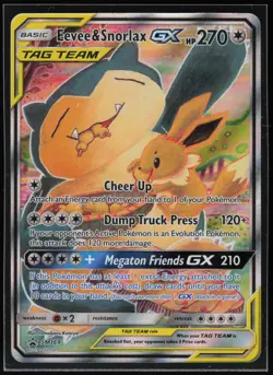 Pokemon TCG Eevee & Snorlax GX #SM169 SM Promos - Image 1