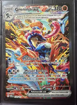 2024 POKEMON GRENINJA EX TWILIGHT MASQUERADE SPECIAL ILLUSTRATION #214/167! MINT - Image 1