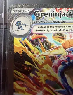 2024 POKEMON GRENINJA EX TWILIGHT MASQUERADE SPECIAL ILLUSTRATION #214/167! MINT - Image 2