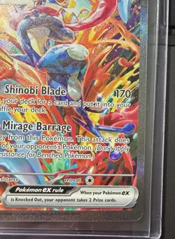 2024 POKEMON GRENINJA EX TWILIGHT MASQUERADE SPECIAL ILLUSTRATION #214/167! MINT - Image 4