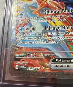 2024 POKEMON GRENINJA EX TWILIGHT MASQUERADE SPECIAL ILLUSTRATION #214/167! MINT - Image 5