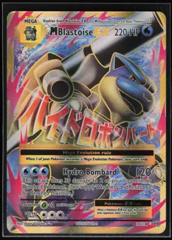 Pokemon TCG M Blastoise EX (Full Art) #102/108 XY - Evolutions - Image 1