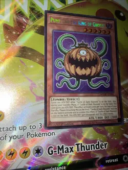 Yugioh! 1x Pumpking the King of Ghosts MZMU-EN061 Secret Rare 1st Ed NM - Image 2