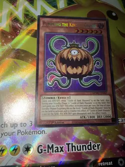 Yugioh! 1x Pumpking the King of Ghosts MZMU-EN061 Secret Rare 1st Ed NM - Image 3