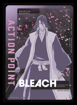 Byakuya Kuchiki Action Point - UE01BT/BLC-1-AP02 NM - Union Arena NM - Image 1