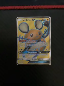 Dedenne GX Full Art Holo Card 195/214 -Unbroken Bonds NM - Image 1
