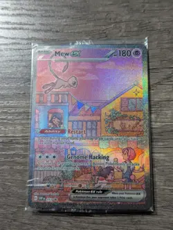 Mew ex 053 Sv: Scarlet & Violet Promo Card Holo(SEALED) - Image 1