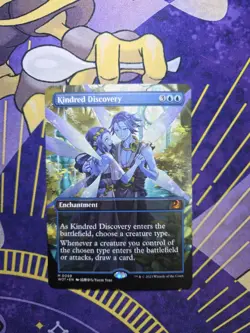 Kindred Discovery - Borderless Anime - Near Mint - Mtg - English - Image 1