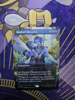 Kindred Discovery - Borderless Anime - Near Mint - Mtg - English - Image 2