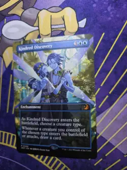 Kindred Discovery - Borderless Anime - Near Mint - Mtg - English - Image 3