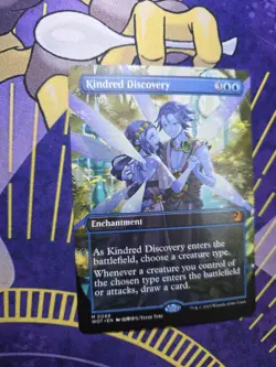 Kindred Discovery - Borderless Anime - Near Mint - Mtg - English - Image 4