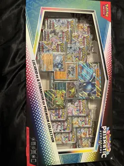 Pokemon TCG Prismatic Evolutions Lucario Ex & Tyranitar Ex Premium Collection - Image 1