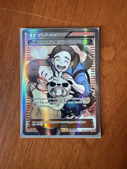 Pokemon Fan Club 106/106 Flashfire Ultra Rare Full Art Holo Trainer Card - Image 1