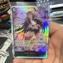 One Piece Bandai Nico Robin OP12-087 Holo Character Card Standard - Image 1