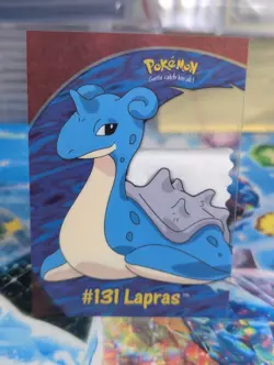 Lapras RARE NM clear card Pokemon (Topps Tv Animation) series 3 #PC10 #131🔥 - Image 1