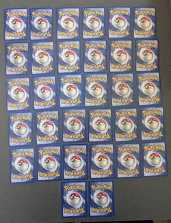 Pokemon Base Set 38 Shadowless Cards Complete Common Set Pikachu - Image 2