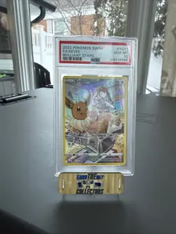 PSA 10 GEM MINT Eevee #TG11 Full Art Brilliant Stars Pokemon Card - Image 1