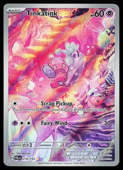 Tinkatink 216/193 Holo Illustration Rare Paldea Evolved Pokemon Card - Image 1