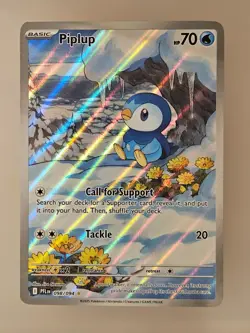 Piplup 098/094 Phantasmal Flames Pokemon Card English NM - Image 1