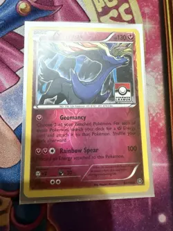 Pokemon TCG Xerneas 81/114 League Promo Reverse Holo XY Steam Siege Card LP - Image 1