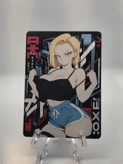 Andriod 18 Dragon Ball Z Waifu Card - Image 1