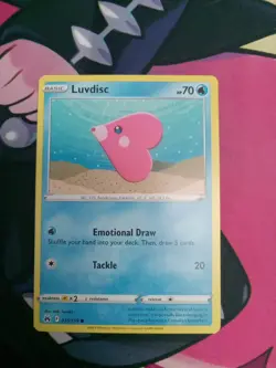 Pokemon Crown Zenith Luvdisc 035 Common Near Mint Single - Image 1