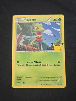 Treecko 003/025 McDonald's 25th Anniversary Regular Pokemon TCG Near Mint - Image 1