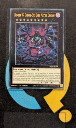 MP25-EN300 Number 95: Galaxy-Eyes Dark Matter Dragon Ultra Rare 1st Ed YuGiOh - Image 1