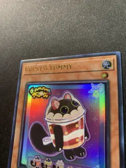 Yugioh! Cupsy Yummy JUSH-EN016 Ultra Rare 1st Edition NM Justice Hunters - Image 2