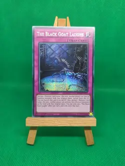MP25-EN057 The Black Goat Laughs Prismatic Secret Rare 1st Edition YuGiOh Card - Image 2