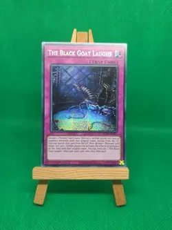 MP25-EN057 The Black Goat Laughs Prismatic Secret Rare 1st Edition YuGiOh Card - Image 4