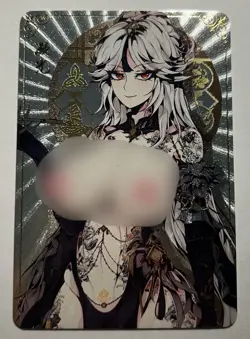 SEXY HEROINE WAIFU Ningguang GENSHIN IMPACT ACG PREMIUM HOLOFOIL CARD NM - Image 1
