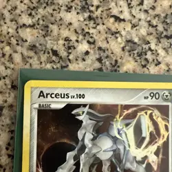 Pokemon Arceus Lv. 100 AR9 Platinum Holo Rare Pokemon Card TCG | NM - Image 2