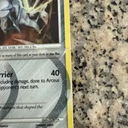 Pokemon Arceus Lv. 100 AR9 Platinum Holo Rare Pokemon Card TCG | NM - Image 5