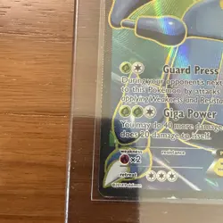Pokemon TCG Heracross EX Full Art Holo Card 105/111 XY-Furious Fists LP- - Image 5