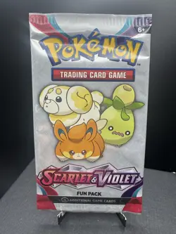 Pokemon TCG Scarlet & Violet Base Promo 3 Card Fun Pack Sealed! - Image 1