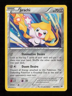 Jirachi 42/108 Holo Rare Roaring Skies Pokemon Holo Near Mint - Image 1